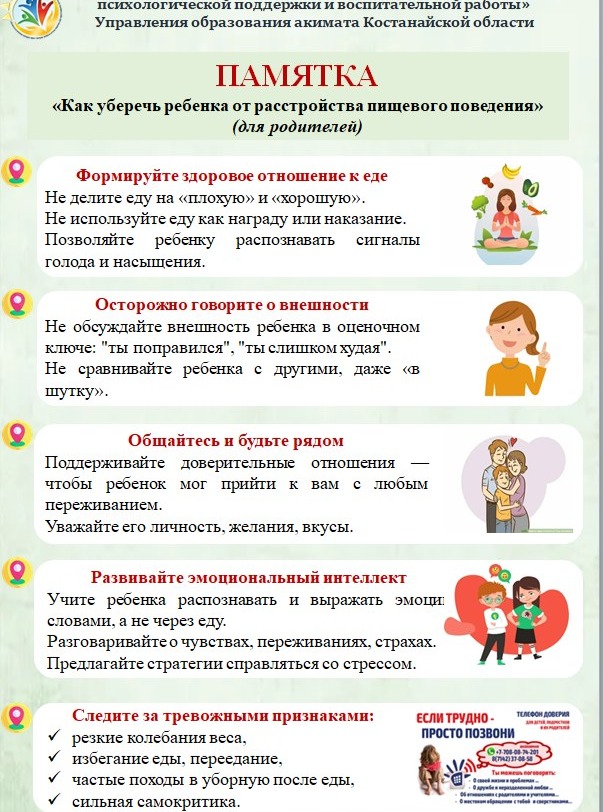 как уберечь ребенка от расстройства пищевого поведения рус